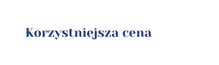 Korzystniejsza cena